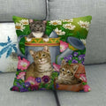 Axyaa Cat Garden Relax Pillowcase
