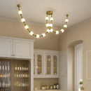 Axyaa Nordic Home Stair Chandelier Pendant Lights Ceiling Light Indoor Lighting