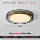 Axyaa Modern Minimalist LED Ceiling Light for Bedroom, Living Room, and Study