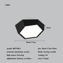 Axyaa Geometric Honeycomb LED Ceiling Light - Modern Nordic Design for Home Decoration