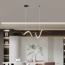 Axyaa Minimalist LED Pendant Lights for Dining Room Bar Kitchen Chandeliers