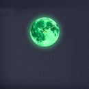 Axyaa Luminous Moon Planet Acrylic LED Wall Clock UV Printed Study Bedroom Decor