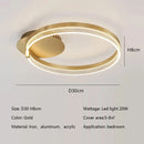 Axyaa Modern Light Luxury Ceiling Light for Bedroom, Study & Hotel Lobby