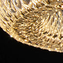 Axyaa Crystal Chandelier Pendant Lamp for Luxurious Living Room and Bedroom Lighting
