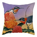 Magpie Print Cushion Cover by Axyaa: Decorative Flora & Fauna Pillowcase for Home