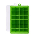 Axyaa Silicone Ice Cube Tray - 24 Grid Small Square Mold for Ice Maker