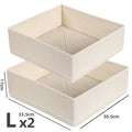 Axyaa Drawer Organizers: Oxford Underwear, Bra, Socks Storage Box for Closet, Jeans.