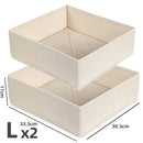 Axyaa Drawer Organizers: Oxford Underwear, Bra, Socks Storage Box for Closet, Jeans.