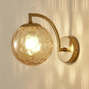 Axyaa Glass Wall Lamp - Nordic Minimalist LED Sconce for Living, Bedroom, Kitchen
