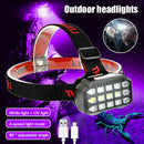 Axya 2-in-1 White Light + UV LED Headlamp: USB Rechargeable & Multifunctional