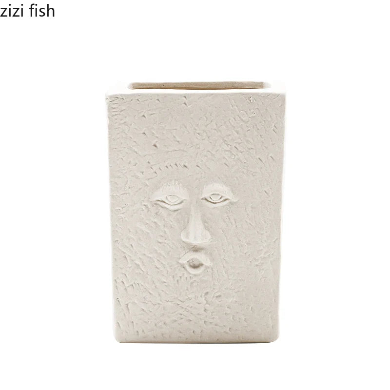Axya White Ceramic Chopstick Holder Kitchen Utensils Storage Box