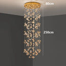 Axyaa Luxury Crystal Chandelier for Modern Home, Stair & Living Room Lighting