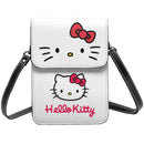Axyaa Hello Kitty Crossbody Cell Phone Purse: Trendy Leather Card Holder Bag