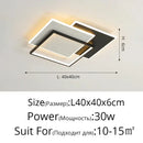 Axyaa LED Ceiling Lamp Remote Control Modern Home Interior Lighting Fixture