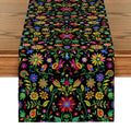Axyaa Floral Bird Table Runner for Home Dining Décor