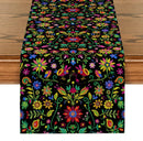 Axyaa Floral Bird Table Runner for Home Dining Décor