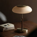 Axyaa Vintage Glass LED Table Lamp - Nordic Retro Style for Bedroom, Living Room