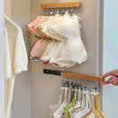 Axyaa Wooden Hat & Sock Rack: Multi-functional Wardrobe Organizer & Clothes Hanger