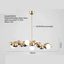 Axyaa Modern Luxury LED Chandelier for Dining Table, Bar, Kitchen, Gallery Home Decor