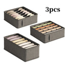 Axyaa Clothing Drawer Organizer Set for Underwear, Socks, Bras & More