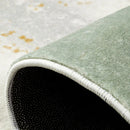 Axyaa Plush Round Carpet: Soft Fluffy Rug for Bedroom and Living Room
