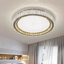 Axyaa Crystal Ceiling Light | Dimmable LED Fixture for Bedroom & Living Room