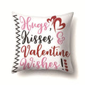 Axyaa Nordic Heart Print Throw Pillow Cover 45x45cm Home Sofa Decor