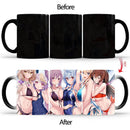 Axyaa Ceramic Color Changing Coffee Mug - Sexy Girl Design - Thermal Cup
