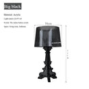 Axyaa White Baroque Ghost Table Lamp, Simple Modern Bedroom Bedside Floor Lamp