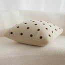 Axyaa White Nordic Pillow Cover for Living Room Sofa, Cute & Stylish Home Decoration