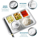 Axyaa White Melamine Fast Food Plate Set - Commercial Grade Imitation Porcelain Plate