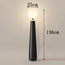 Axyaa Minimalist LED Floor Lamp with Remote Control Dimming for Living Room, Bedroom, Study