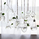 Axyaa Angel Glass Vase for Living Room Decor with Hanging Hydroponic Flowers