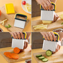 Axyaa Wavy Potato Cutter Knife: Multi-functional French Fries Cutter for Household
