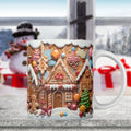 Axyaa Sugar Cookie Man Pancake Man Coffee Mug Kid's Christmas New Year Birthday Gift