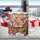 Axyaa Sugar Cookie Man Pancake Man Coffee Mug Kid's Christmas New Year Birthday Gift