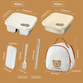 Axyaa Stackable Stainless Steel Lunch Box with Leakproof Lid