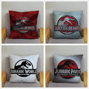 Axyaa Jurassic Park Dinosaur Print Pillow Cover - Super Soft Home Decor Case