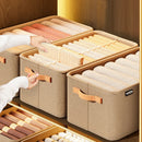 Axyaa Clothes Organizer Box: Pants, Sweater, Jeans Storage for Wardrobe
