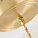 Axyaa Vintage Copper LED Pendant Lights Wood Wire Adjustable Pendant Lamp