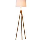 Axyaa Solid Wood Triangular Floor Lamp - Modern, Creative, Vertical, Warm Lighting