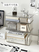Axyaa Desktop Stationery Organizer: Pen Holder Storage Box for Sticky Notes and Pens