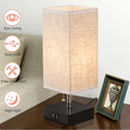 Axyaa Small Desk Lamp with USB Ports, Rechargeable Pull Chain Light for Office and Home
