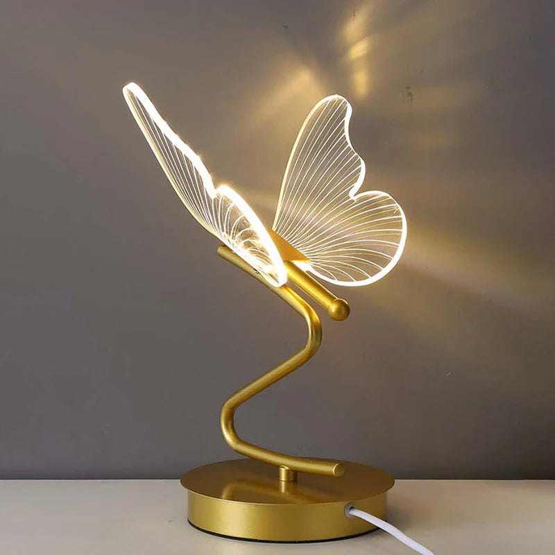 Axyaa Butterfly LED Table Lamp for Home Decor and Lighting