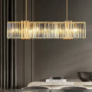 Axyaa Luxury Crystal Chandelier LED Pendant Lights for Dining Room