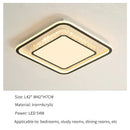 Axyaa Crystal LED Ceiling Light Remote Control Dimmable Modern Bedroom Lamp