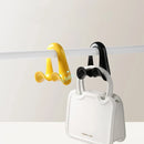 Axyaa Double Hook Bag Holder: Multi-Functional Arched Closet Organizer for Hats, Scarves, Purses