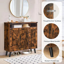 Axyaa 3-Door Shoe Cabinet: Entryway Storage Organizer, 39.4" Tall Freestanding