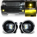 Axyaa LED Fog Lamps for Land Rover Discovery Range Rover Sport L322 - White Yellow