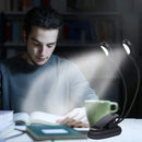 Axyaa Adjustable Clip-On Book Light | Neutral White Night Reading | Portable & Freestanding